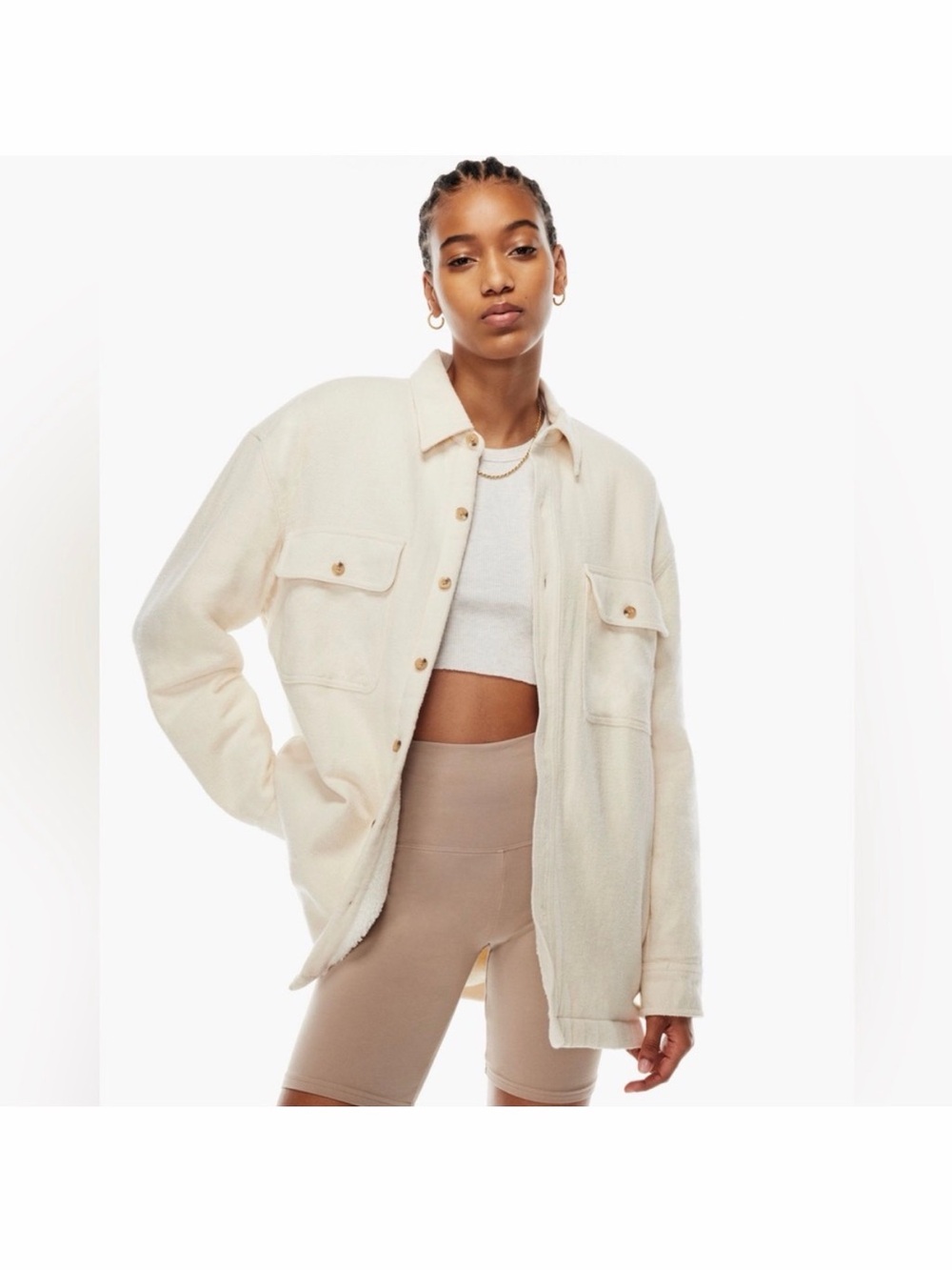 Aritzia TNA Prospect Shirt Jacket